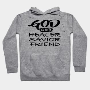 Healer Savior Friend by Lifeline Hoodie